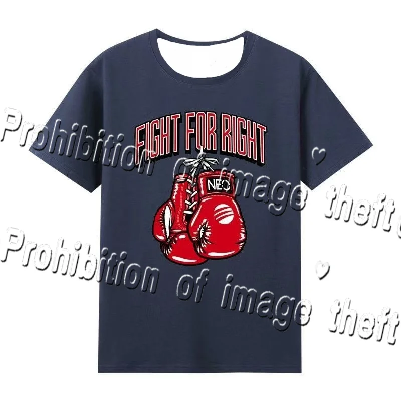 

Men's Summer Trendy T-shirt Boxing Set 3D Printed Fighting UFC Half Sleeve Short Sleeve Speed Dry Large Sports Top