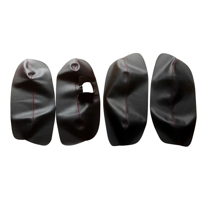 LHD For VW Passat B5 1998 1999 2000 2001 2002 2003 2004 2005 Microfiber Leather Car Door Handle Armrest Panel Cover Trim