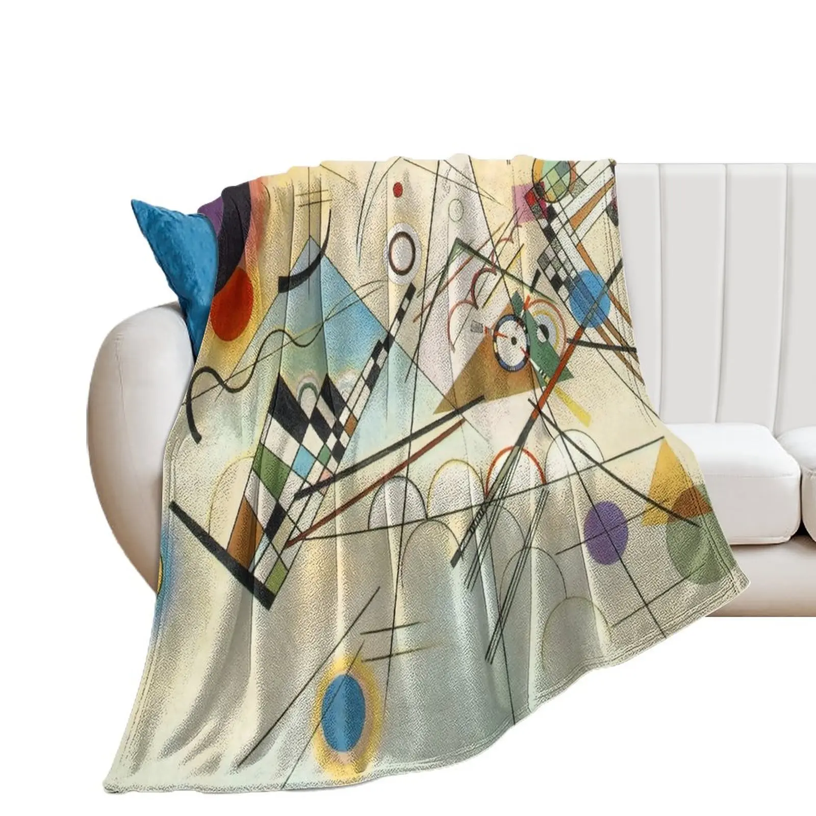 

Wassily Kandinsky Composition Throw Blanket Blankets For Sofas Sofa decorative Blankets