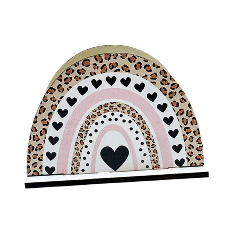 Wooden Butterfly Rainbows Tissue Holder Creative Kitchen Table Decoration For Home Cafe A2BB