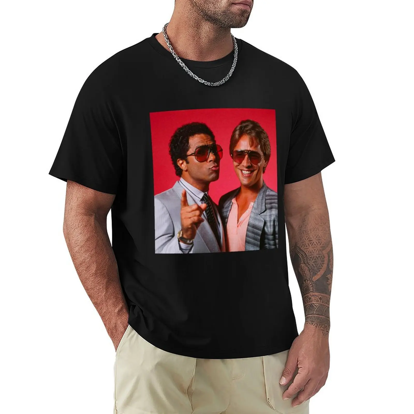 Miami Vice Red edition T-Shirt High Elasticity Sports Tee Shirt