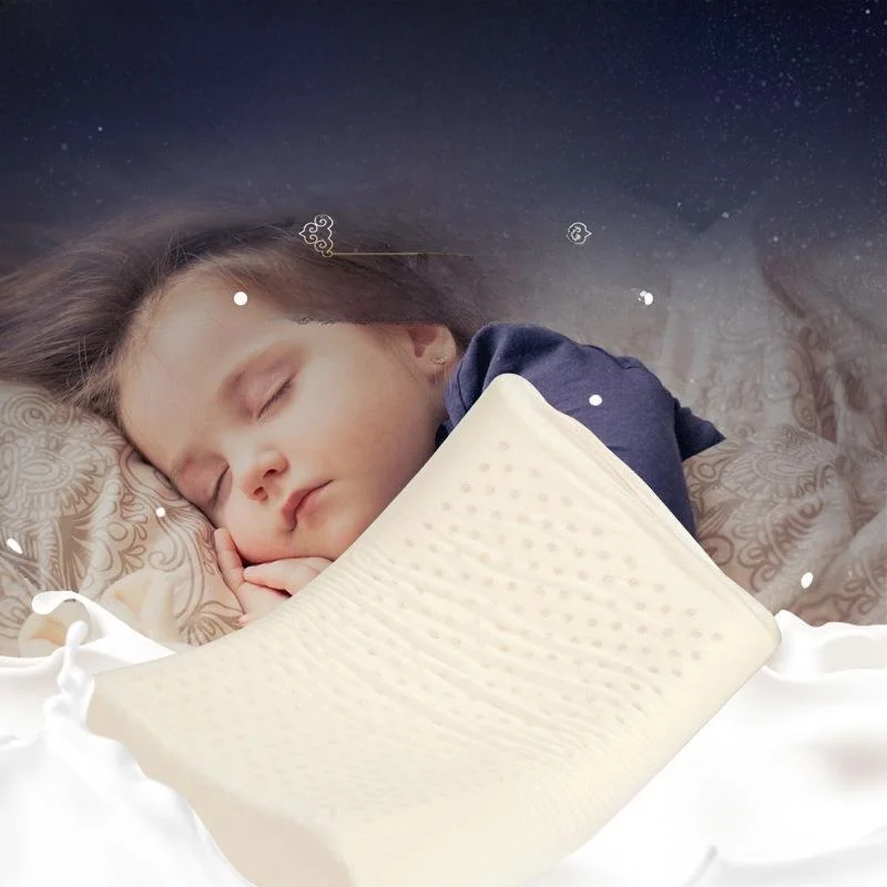 

Natural Latex Pillow Core Smooth Baby Student Dormitory Pillow Comfortable Supportive Hard 3D Cut 90% plus Latex Content