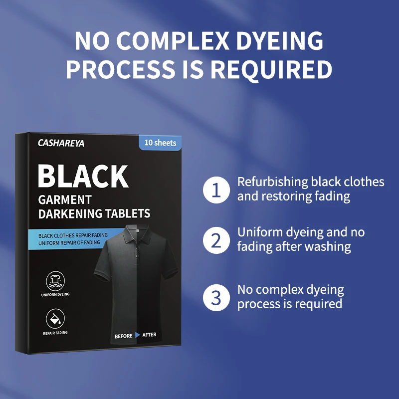 Black And White Textile Dyeing Fabric Pigment Sheets Multi-Functional Dye for Cotton Nylon Revamp Old Clothes Fabric Dyeing
