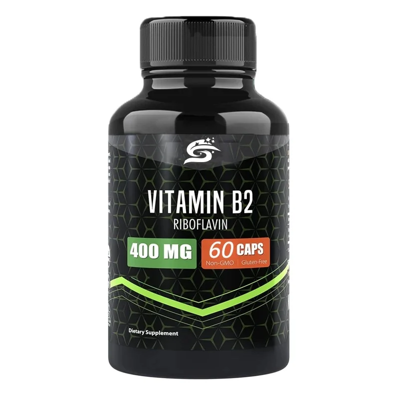 

Vitamin B2 400mg 60 Quality Capsules Riboflavin Gluten Free Metabolism Healthy Skin
