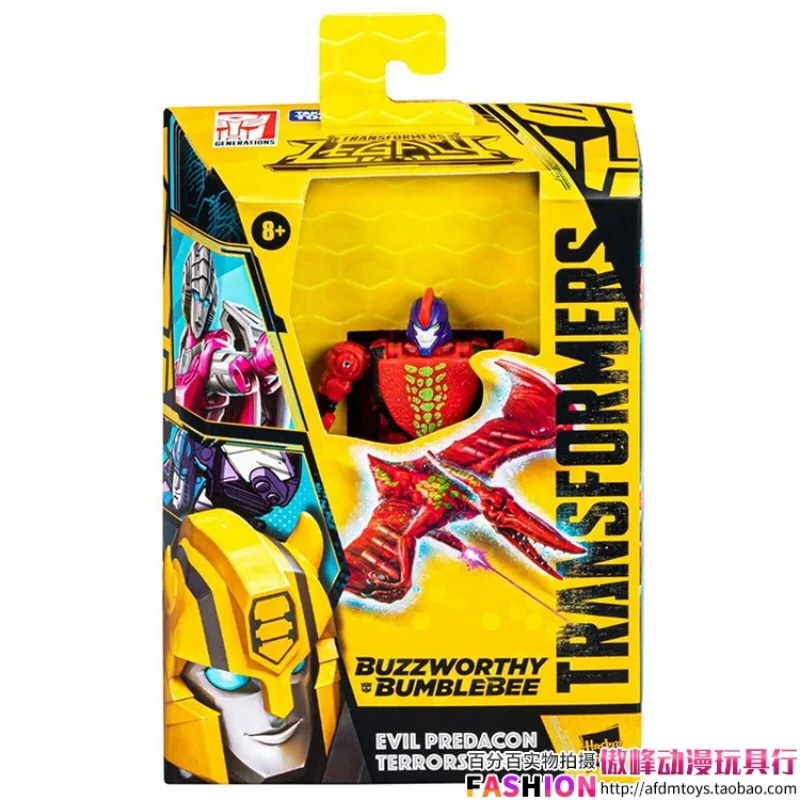 Op voorraad getransformeerd speelgoed Heritage BB-serie Red Snake Bird Dinosaur Warrior Action Figure Collection Gift