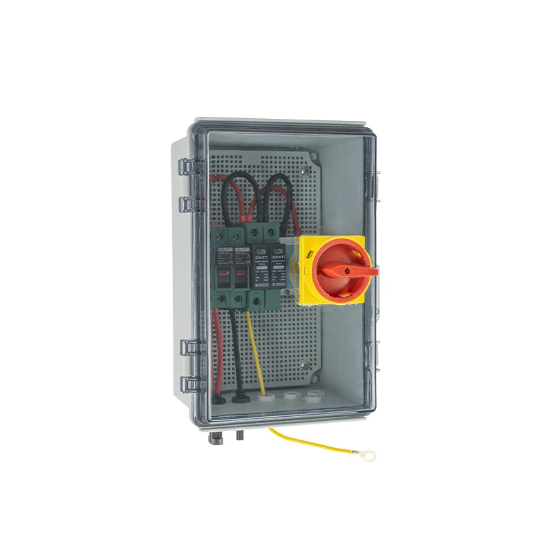 

CHYT 1 кВт 2 кВт 3 кВт 5 кВт 10 кВт PV 1 струна DC 1000 В IP66 Водонепроницаемая солнечная коробка постоянного тока Соединительная коробка