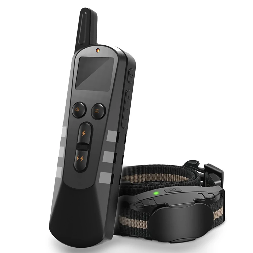 1600Ft Remote Control Dog Training Collar Outdoor 2023 Private Model Waterproof Bark Stopper Explosive IP67