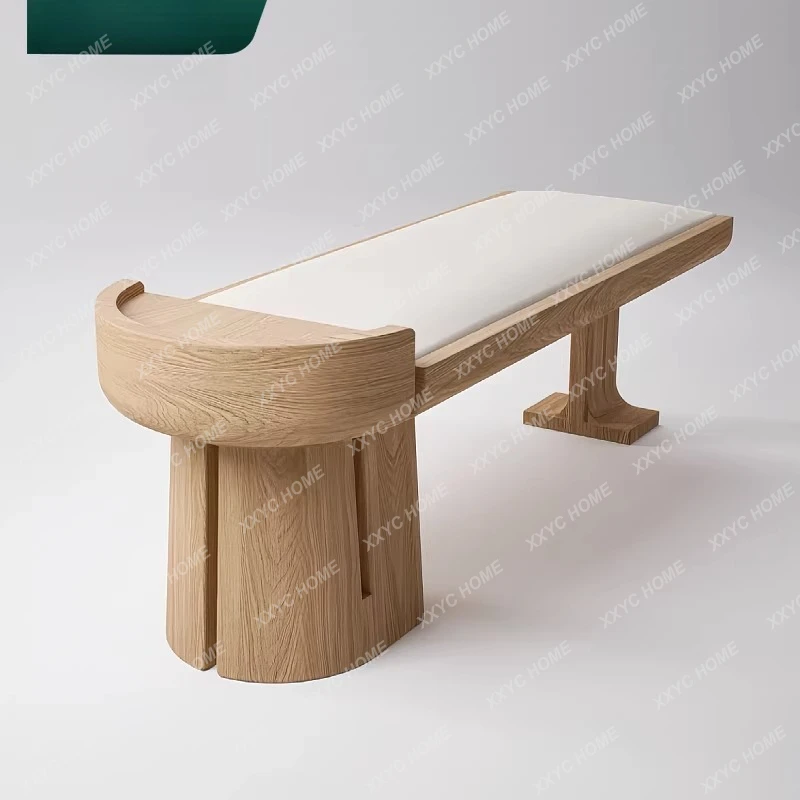 TT Minimalist Bedroom Sail Stool Wabi Wind Villa Tea Stool Bench Dining Stool Shoe Change Nordic Villa