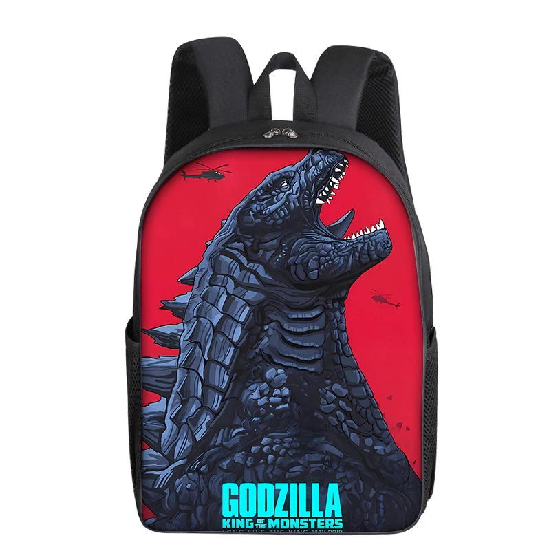 Godzilla zaino Cool zaino da 16 pollici per bambini borsa per forniture per studenti di grande capacità nuovo zaino per ragazzi primari regali per