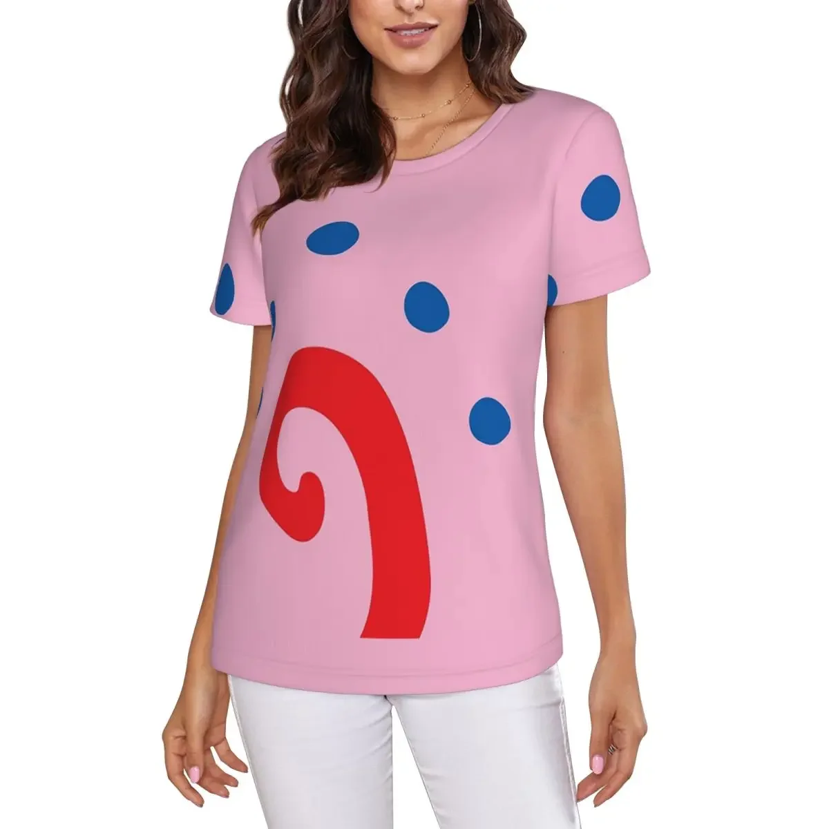 Gary The Snail T-Shirt Women Short Sleeve T Shirts O-Neck Clothes Cotton Summer Tees Streetwear