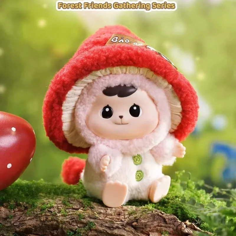 

New Genuine Blind Box Bao-Ao Forest Friends Gathering Series Mystery Box Vinyl Cute Bag Pendant Doll Collect Toy Gift Original