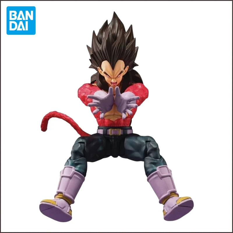 

16cm Anime Bandai SHF Dragon Ball GT Super 4 Saiyan Vegeta Movable Figure Model Collection Hobby Gift