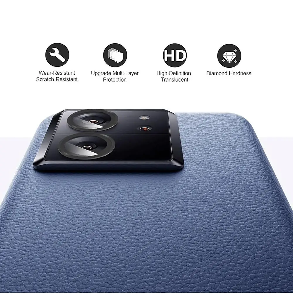 Protetor de lente de câmera de vidro temperado, filme, apto para Xiaomi 13T Pro, Xiaomi13T Pro, 5G, G1Y0