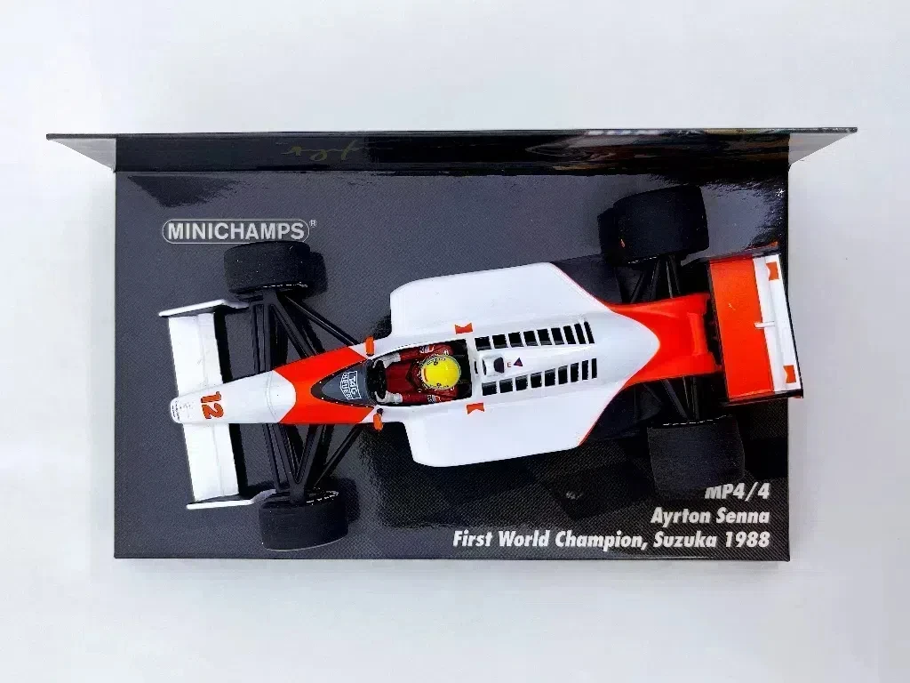 Minichamps 1:43 F1 MP4-4 1988 Senna Japan Simulation Limited Edition Resin Metal Static Car Model Toy Gift