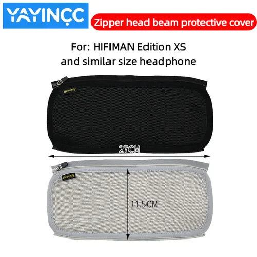 Imagen 2 del producto Almohadillas de repuesto YAYINCC de piel de oveja + cubierta de diadema con cremallera Combo para auriculares HIFIMAN EDITION X XS ANANDA HE1000SE ARYA
