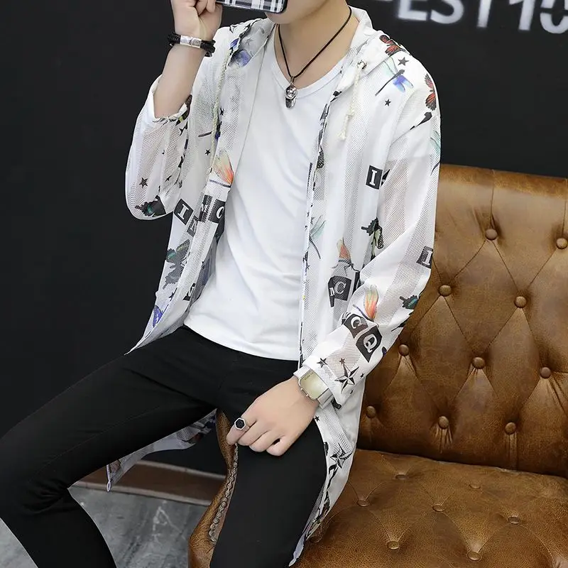 

Ice Silk Men's UV Protective Windbreaker Summer 2025 New Lightweight Jacket with Mesh Ventilation Cooling Technology​