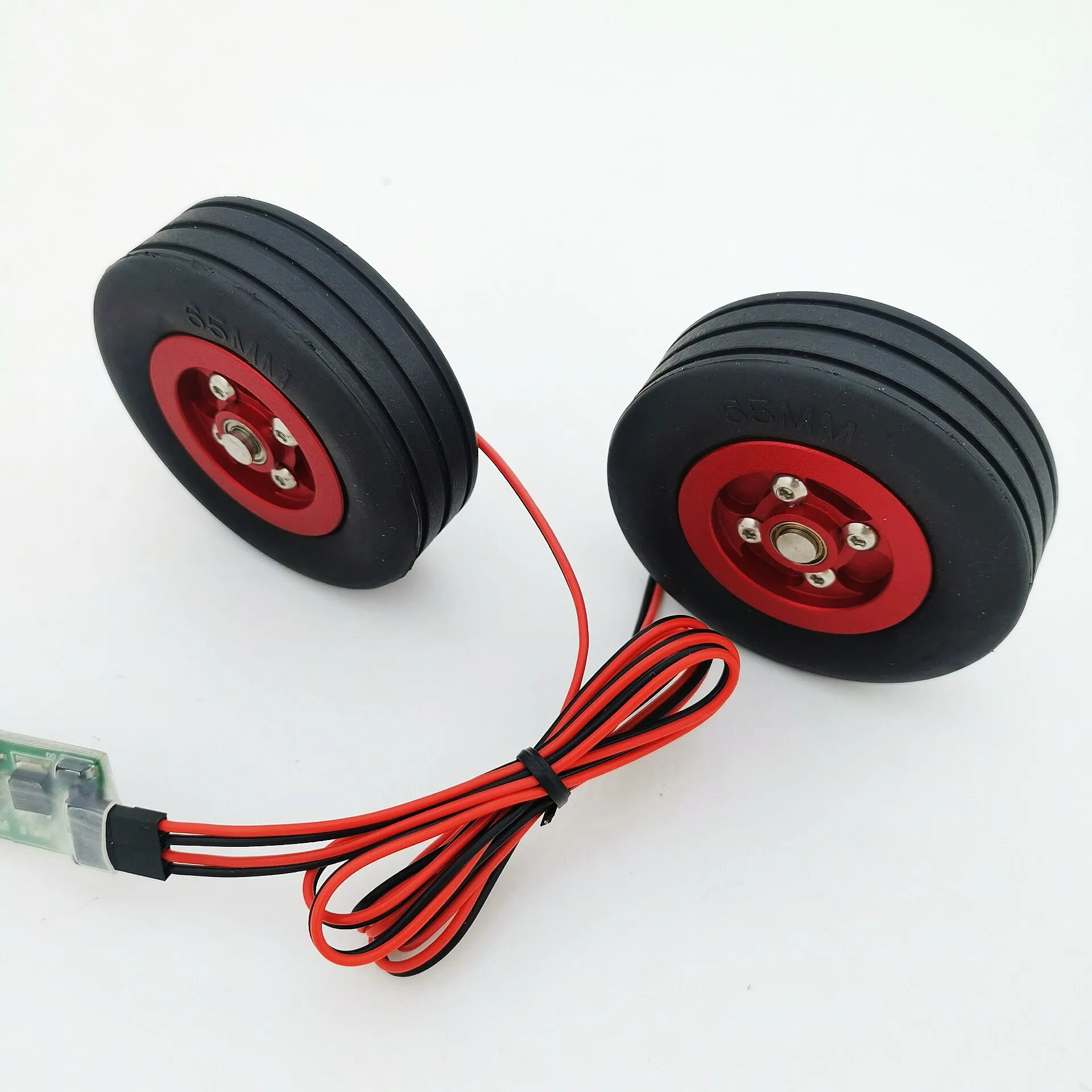 Sistema di ruote freno elettrico per accessori per hobby rc a getto di turbina per aeroplani rc da 65MM