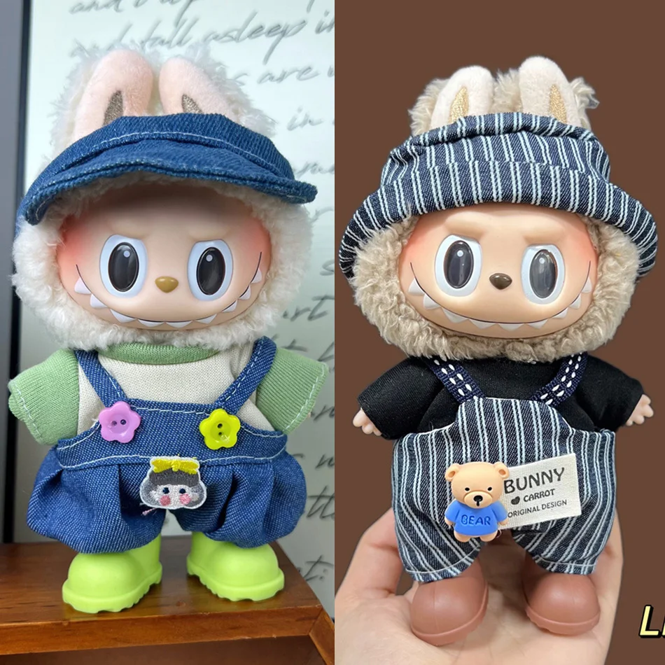15/17 سنتيمتر Labubu الملابس مجموعة ملابس عالية الجودة مجموعة ل Labubu V1/V2 أفخم القطن إكسسوارات دمي الملبس هدية الساخن في المخزون #3