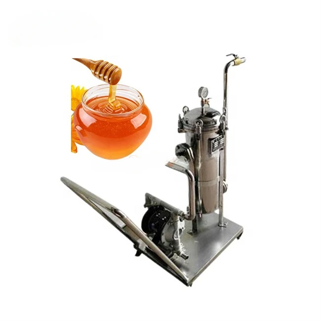 

Manufacturer natural pure honey filter hot sale honey strainer and processing honey filter can filling and bottling machine