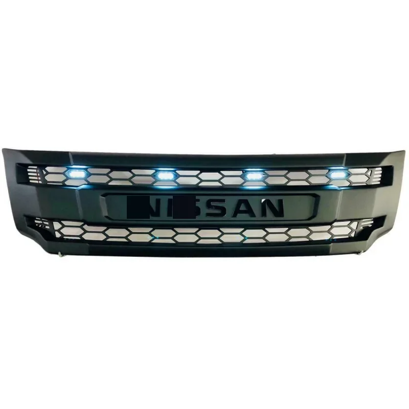 Wholesale Car Accessories Grille Front Grill With Led Light For Nissan Navara Np300