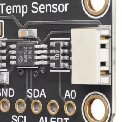 MCP9808 I2C Temperature Sensor For Breakout Board For Stemma QT For Qwiic Compatible High ±0.25C For Industrial Hobbyist Project