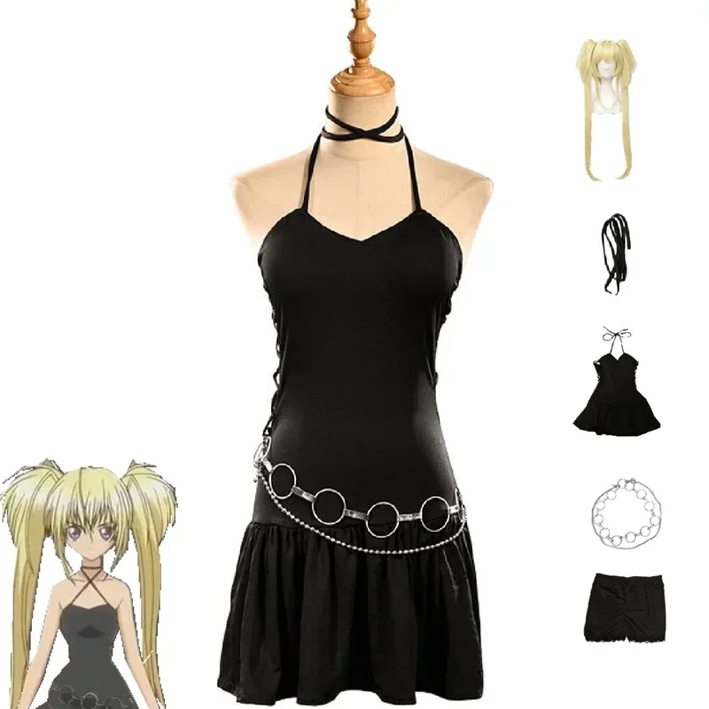 Anime Shugo Chara Tsukiyomi Utau Cosplay Costume Aldult Woman Dress Wig Accessories Halloween Rave Party Sexy Exquisite Suit MN9