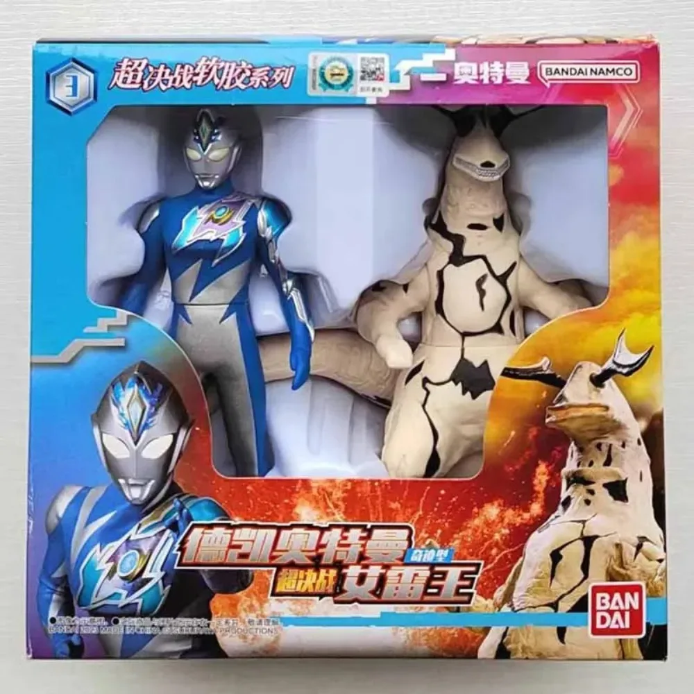 

Распродажа! Оригинальная фигурка Bandai Ultraman Decker Eleking Victory Thunder Killer, коллекционная модель, подарок, игрушка для детей, мягкая пластиковая.