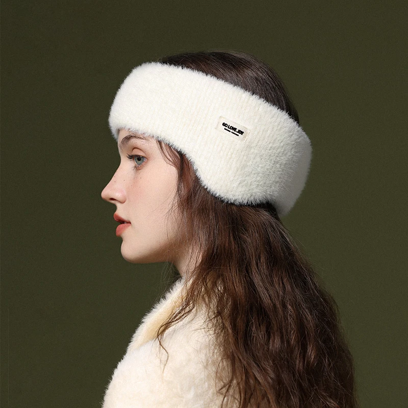 Orejeras suaves de invierno para hombres y mujeres, diadema para clima frío, cubierta de oreja de esquí, Protector de Muff, orejera para actividades al aire libre