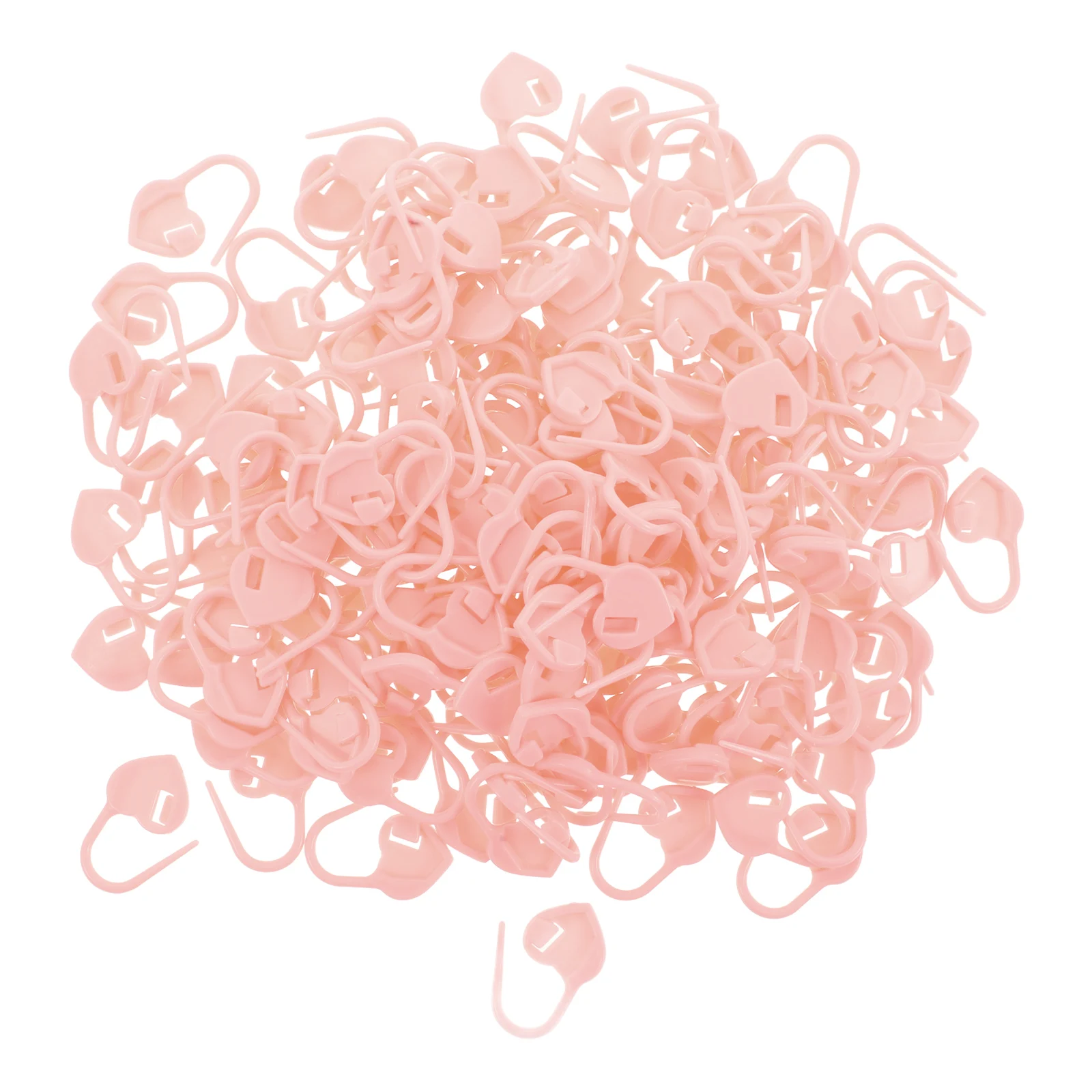 

Candy Color Antiunlocking Counting Markers Heart Shaped Plastic Pins for Knitting Crocheting Diy Craft Supplies Portable Stitch