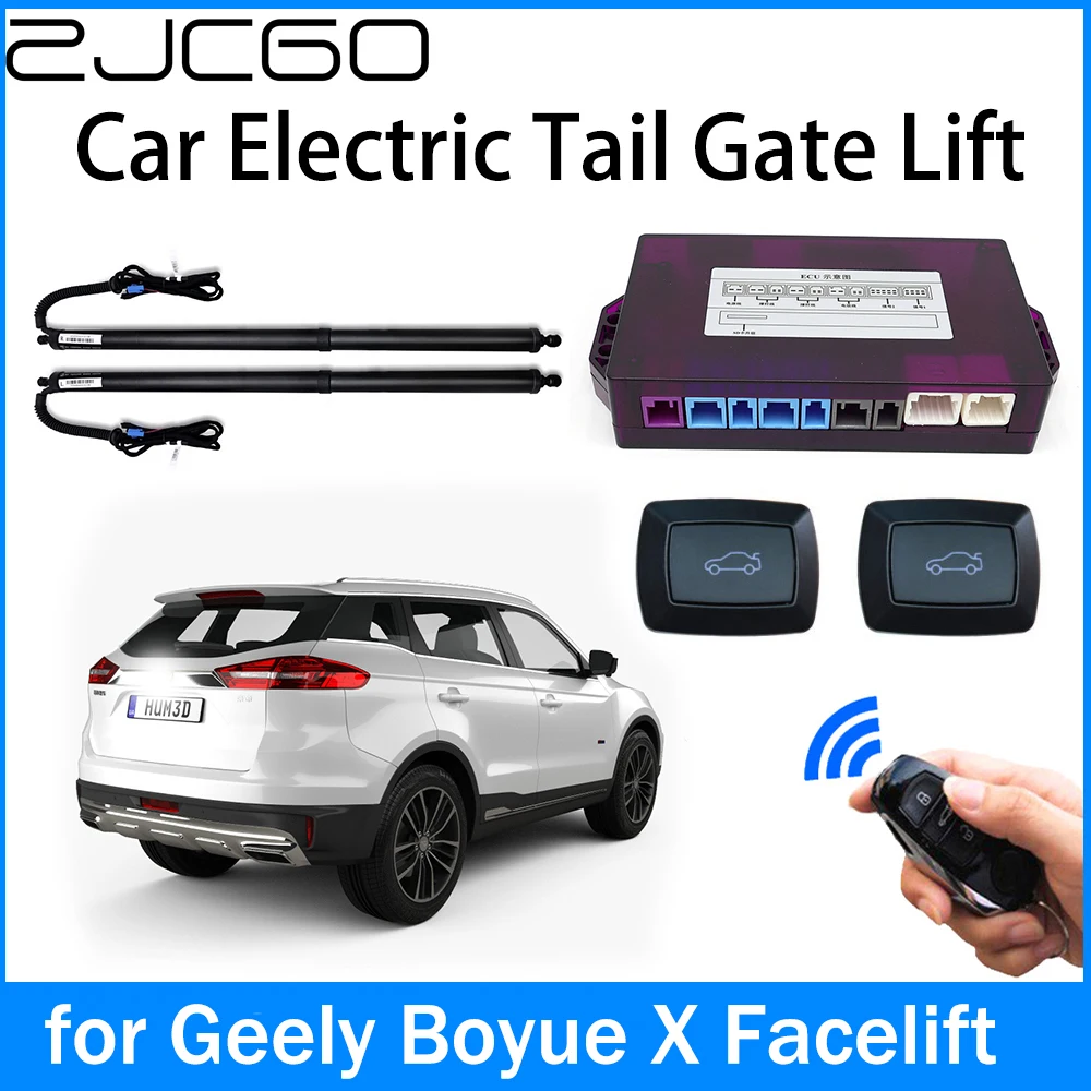 

ZJCGO Car Power Trunk Electric Suction Tailgate Intelligent Tail Gate Lift Strut for Geely Boyue X Facelift 2021 2022 2023 2024