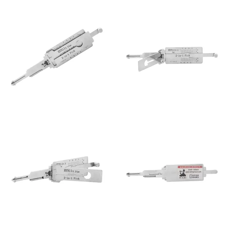 

Lishi Locksmith Supplies Lishi 2-in-1 Lock Pick Locksmith Tools for Elantra Tucson Car Ignition Cylinder