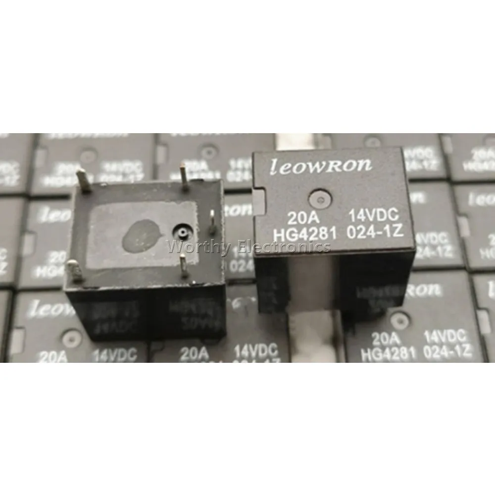 

Free Shipping 10PCS/LOT HG4281 24V 24VDC 20A 5PIN Relay HG4281 024-1Z