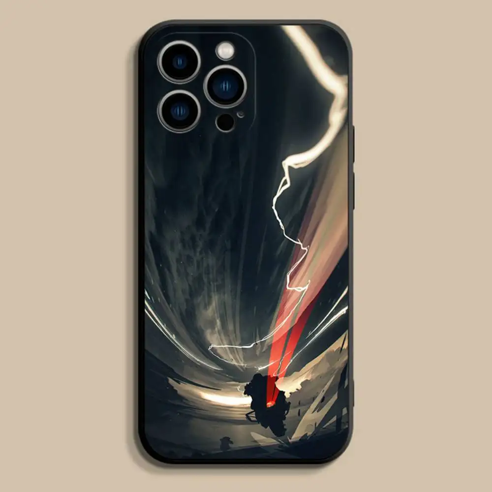 Cool D-DucatiesES-Is Funda de teléfono para iPhone 17,16,15,14,13,12,Pro,Max,Plus,E,SE4,Air,Mini Funda suave negra