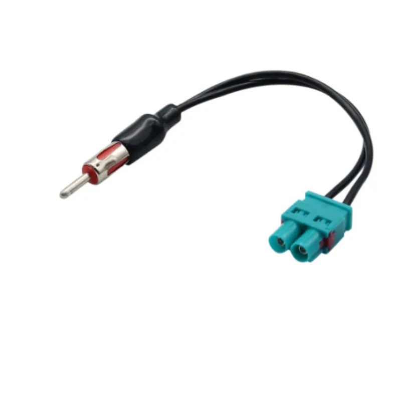 

Car Radio Audio Cable Antenna Adaptor Cable Male Double Fakra Din Male Aerial for Audi VW Volkswagen Car Electronics