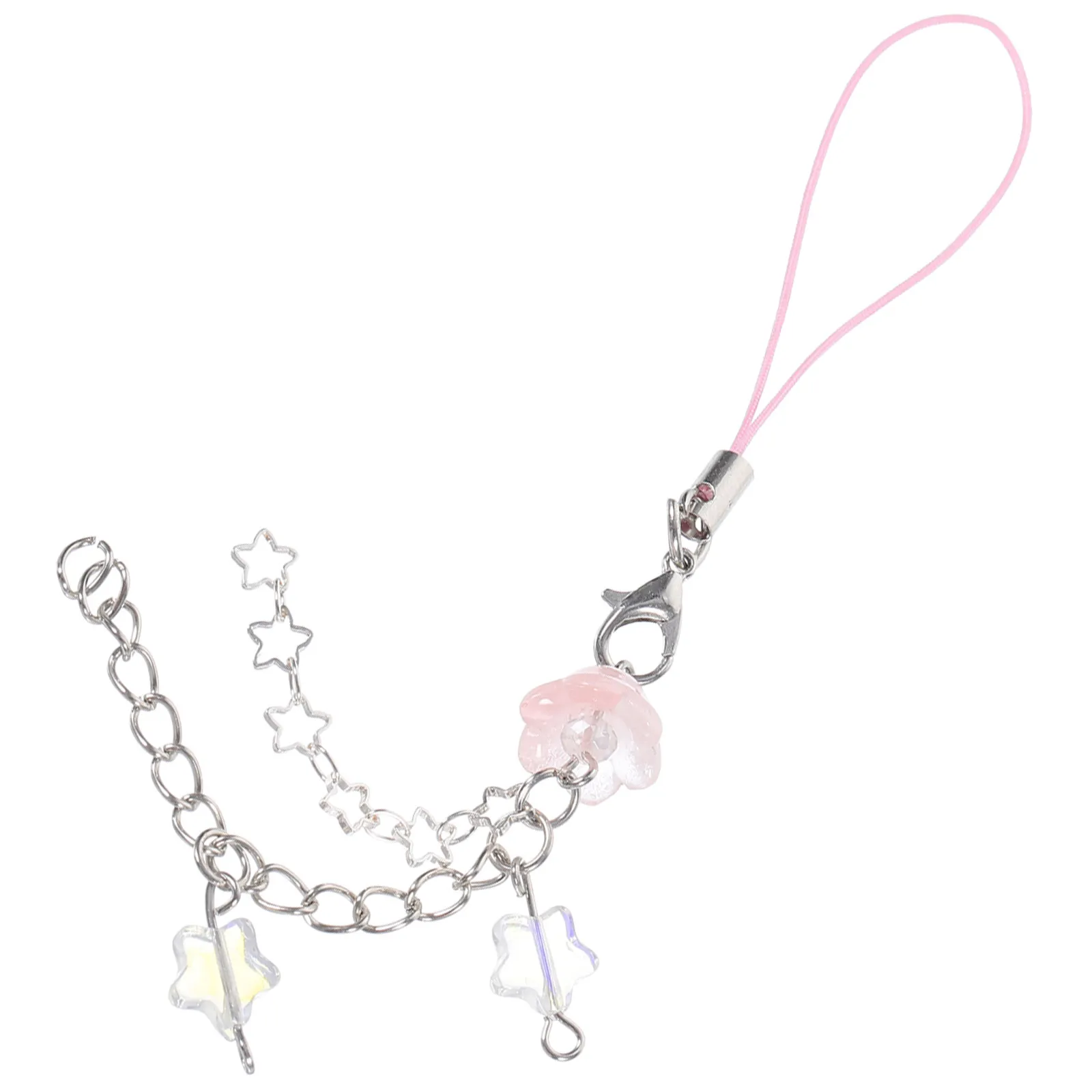 Aesthetic Phone Strap Charm for Women Cute Portable Lightweight Phone Decoration Keychain Purse Backpack Camera USB Drive