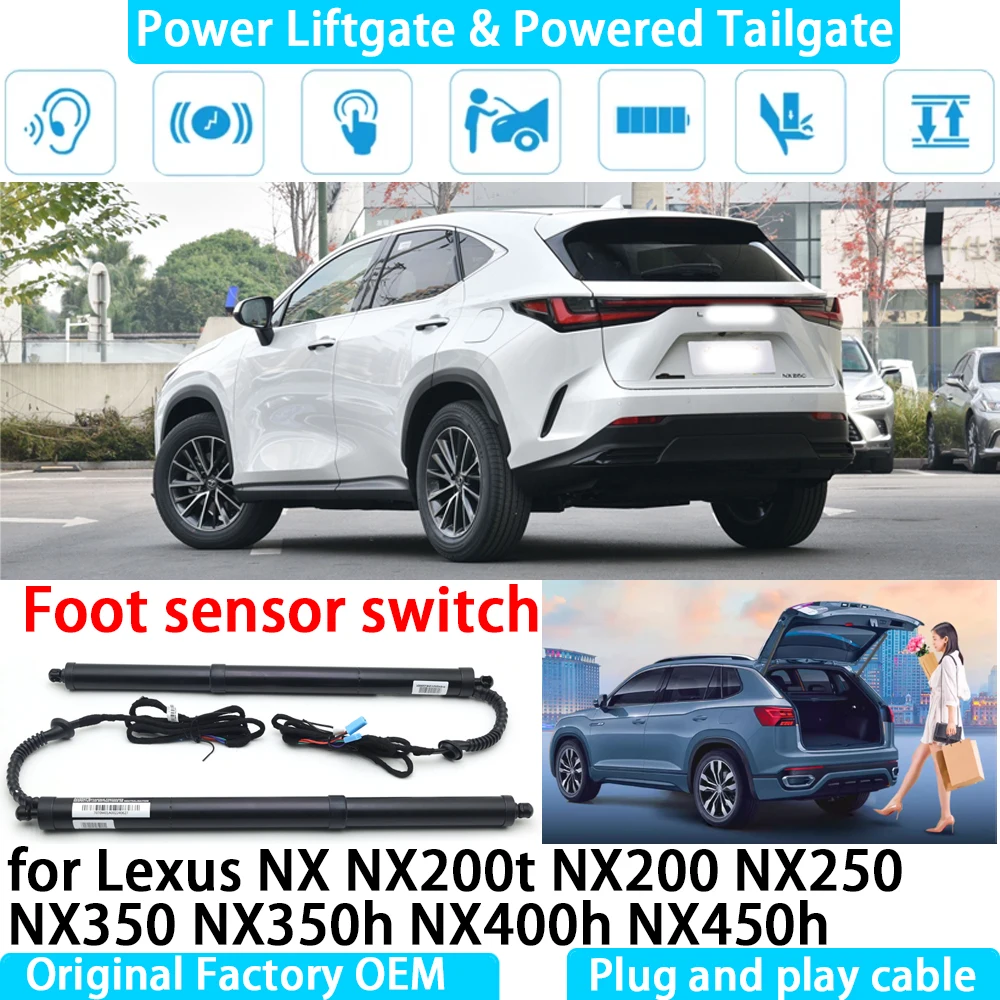 

for Lexus NX NX200t NX200 NX250 NX350 NX350h NX400h NX450h Automatic Electric Power Liftgate Powered Tailgate Strut Tail Gate