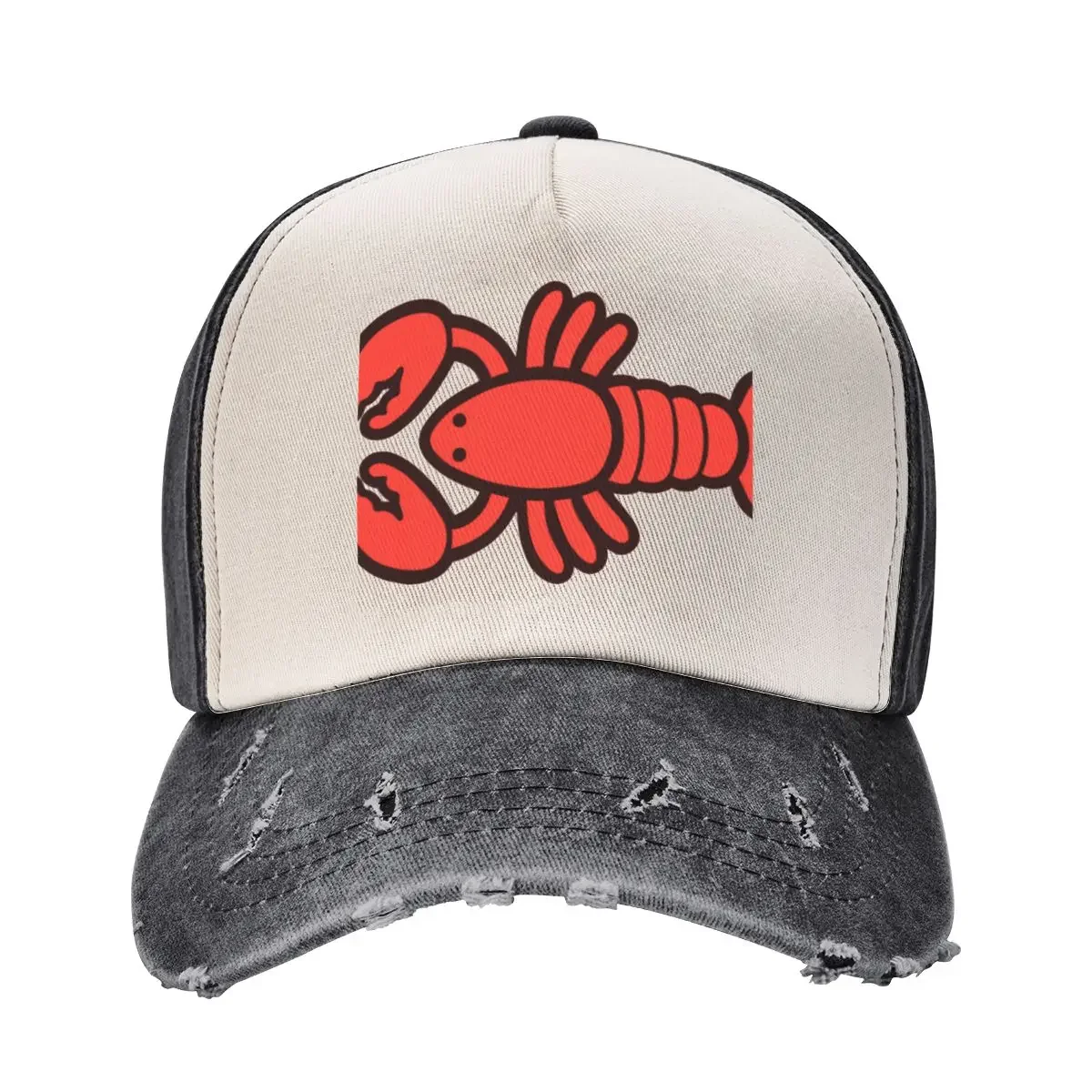 

Lobsters Pattern on Turquoise Blue Baseball Cap Golf Wear Anime Hat Fishing cap Mens Tennis Women's