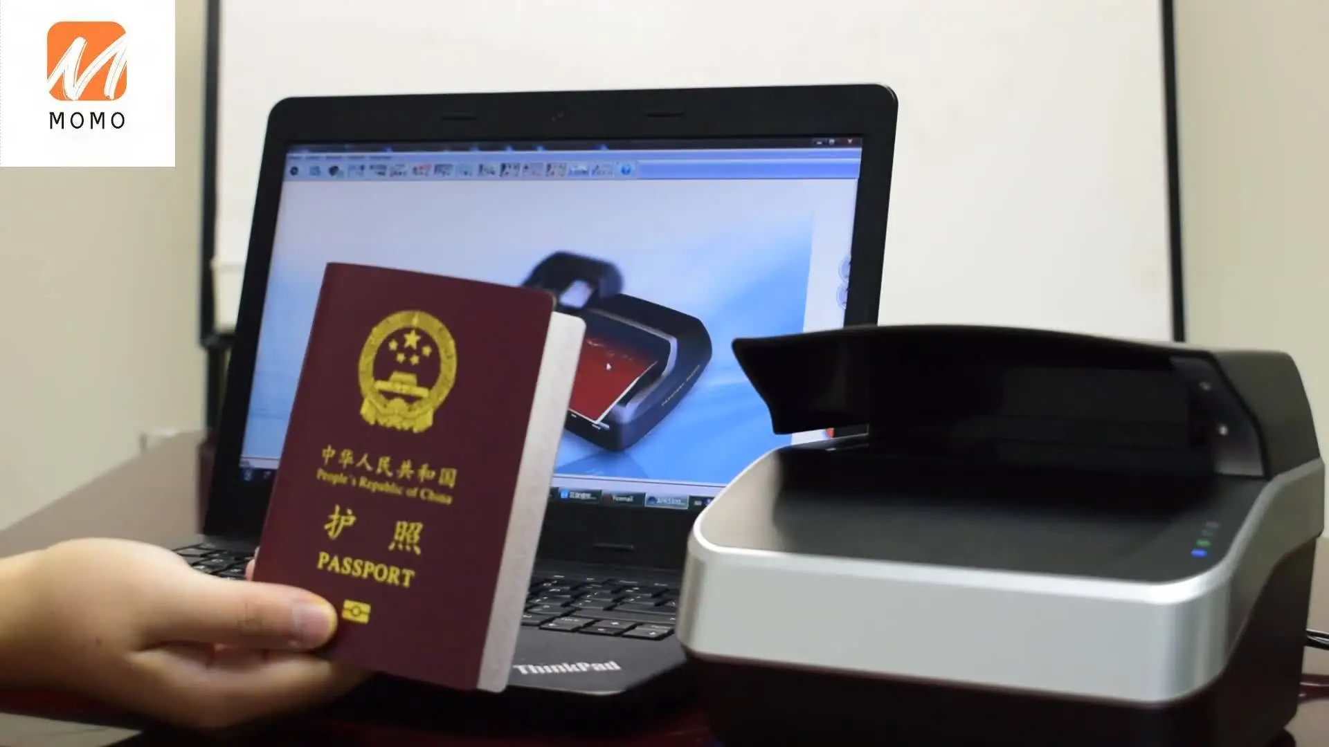 High resolution full page 3d desktop passport scanner for PMS visitor management system