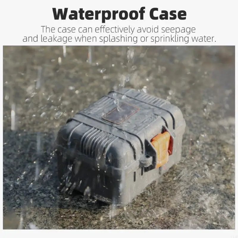U2JE Mini Waterproof Case Storage Box Container for Action 5 Professional/4/3 Travel