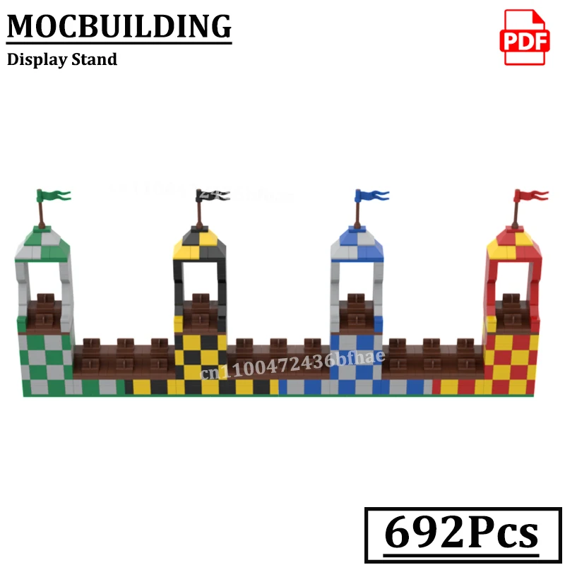 

Watch Tower Castle Wall Doll Storage Display Stand for 26 Figures-Holder Bricks MOCBUILDING Blocks Compatible with 93095 Panel