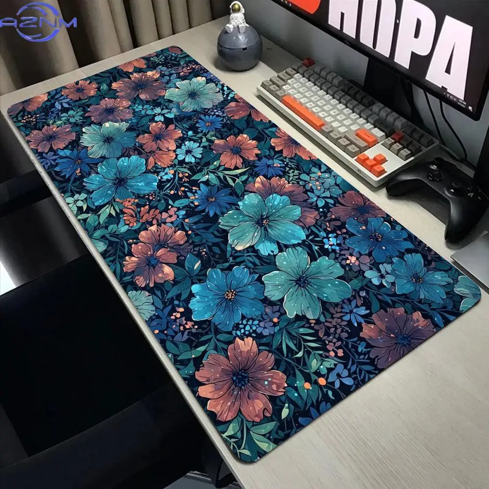 Endless Blossoms Mouse Pad Computer Accessories Office Game Table Mats Rubber Anti-slip Gaming Keyboard Mousepad Desk