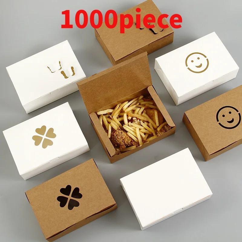 

10 00piece.Custom.Custom Clamshell Food Packaging Packaging Hamburger Boxes Disposable Food grade Packing Burger Box