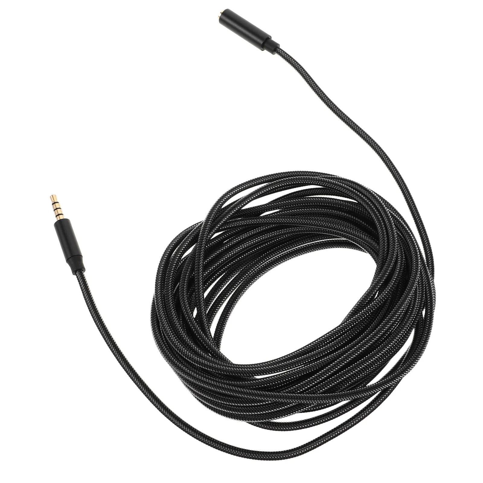 3.5mm Headphone Extension Cable 5M Strain Relief Cord Extender for Headset Home Office Computer Speaker Audio Cable Extender