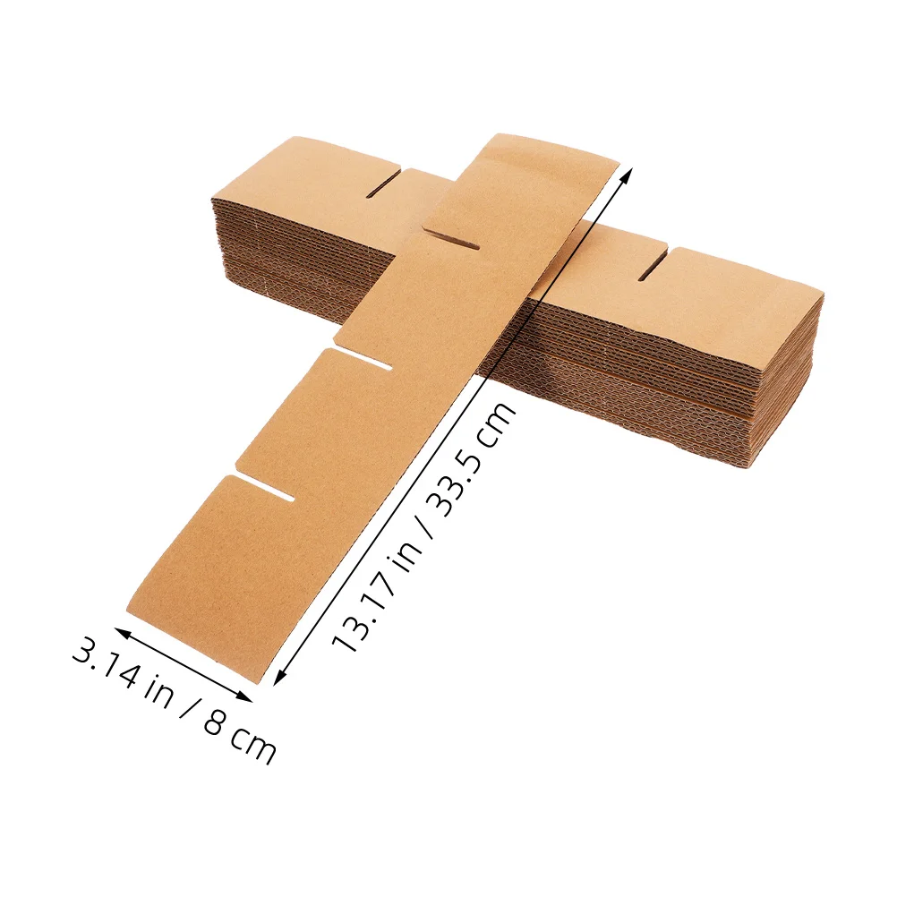 แผ่นกั้นกล่องกระดาษแข็งสำหรับย้ายบ้าน 48 ชิ้น แผ่นกั้นแก้วแบบแข็งแรงสำหรับบรรจุภัณฑ์ ป้องกันการขนส่ง กล่องกั้นสำหรับย้ายบ้าน