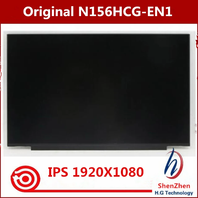 Original 15.6'' Matte Screen Display Panel Matrix Exact Model N156HCG-EN1 IPS 72%NTSC FHD 1920x1080 30 pins