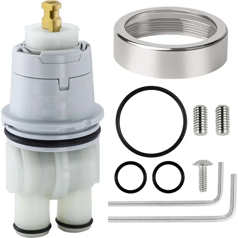 

MOPHE-RP19804 RP46074 Shower Cartridge Replacement For Delta 1300/1400 Series 13/14 Series (RP46074+Bonnet Nut)