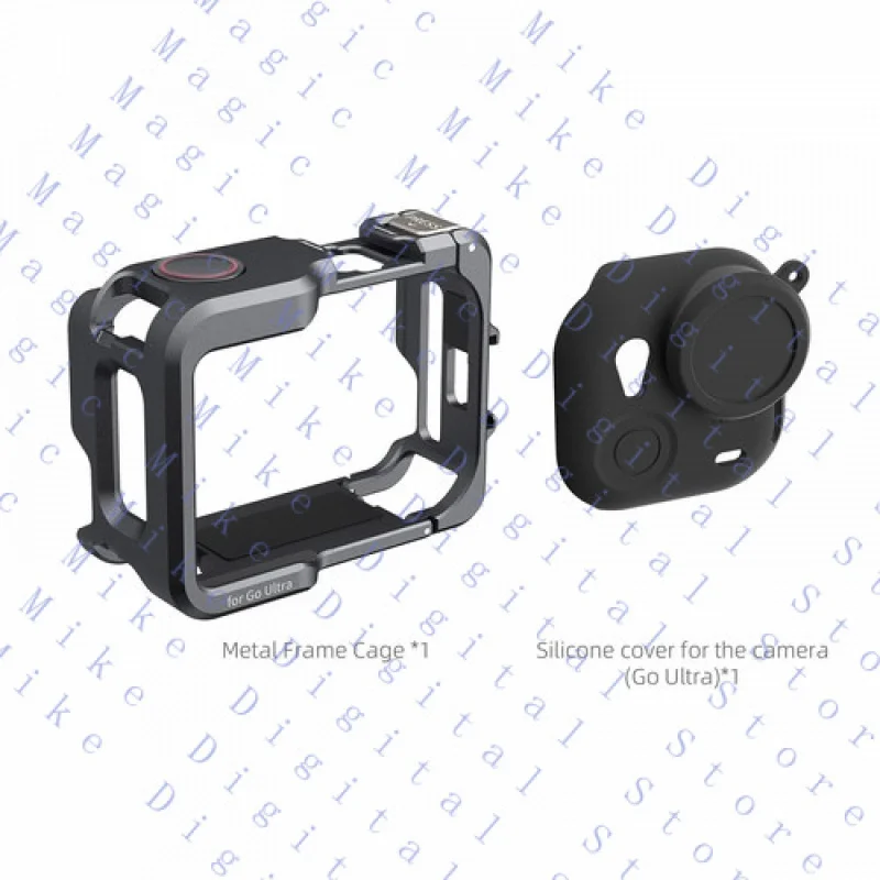 

UU Suitable for Insta360 GO Ultra Metal Protective Case, Aluminum Alloy Frame Cover