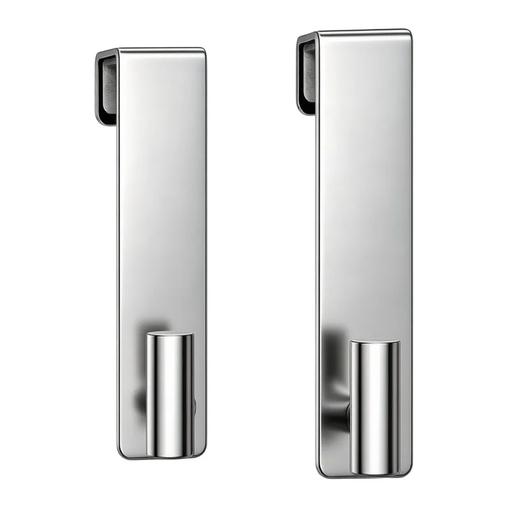 Over Door for t Hook Set 2 pcs for Wooden and Metal Doors Under 1.77 Inch Wide No Drill Required Space Efficient Design