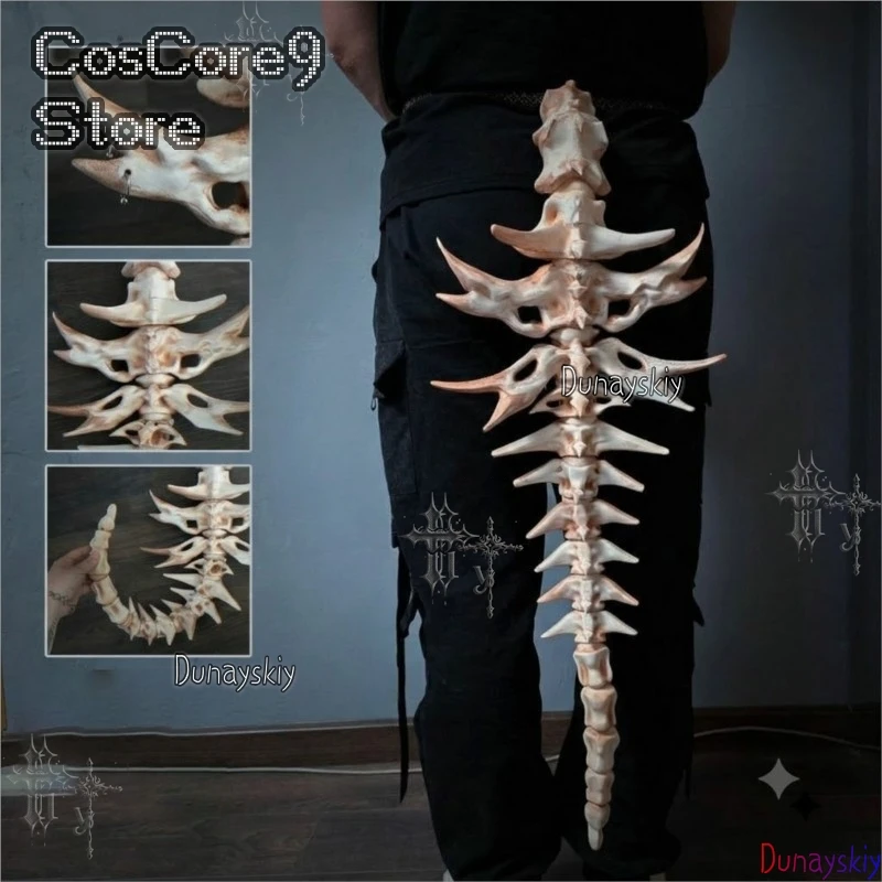 Cola De Esqueleto De Dragón Articulada Con Diseño De Cola De Demonio, Accesorio De Cosplay Gótico, Cola De Hueso Flexible Para Anime, Halloween, Transmisiones En Vivo Y Juegos De Rol — -51%, 53.83€ Coupon, from 49.69€ – 51% descuento – €49.69