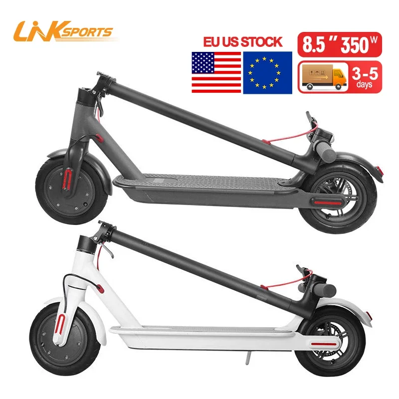 Foldable Portable Electric Kick Scooter 350W Brushless Motor Max Speed 25mph for Adults